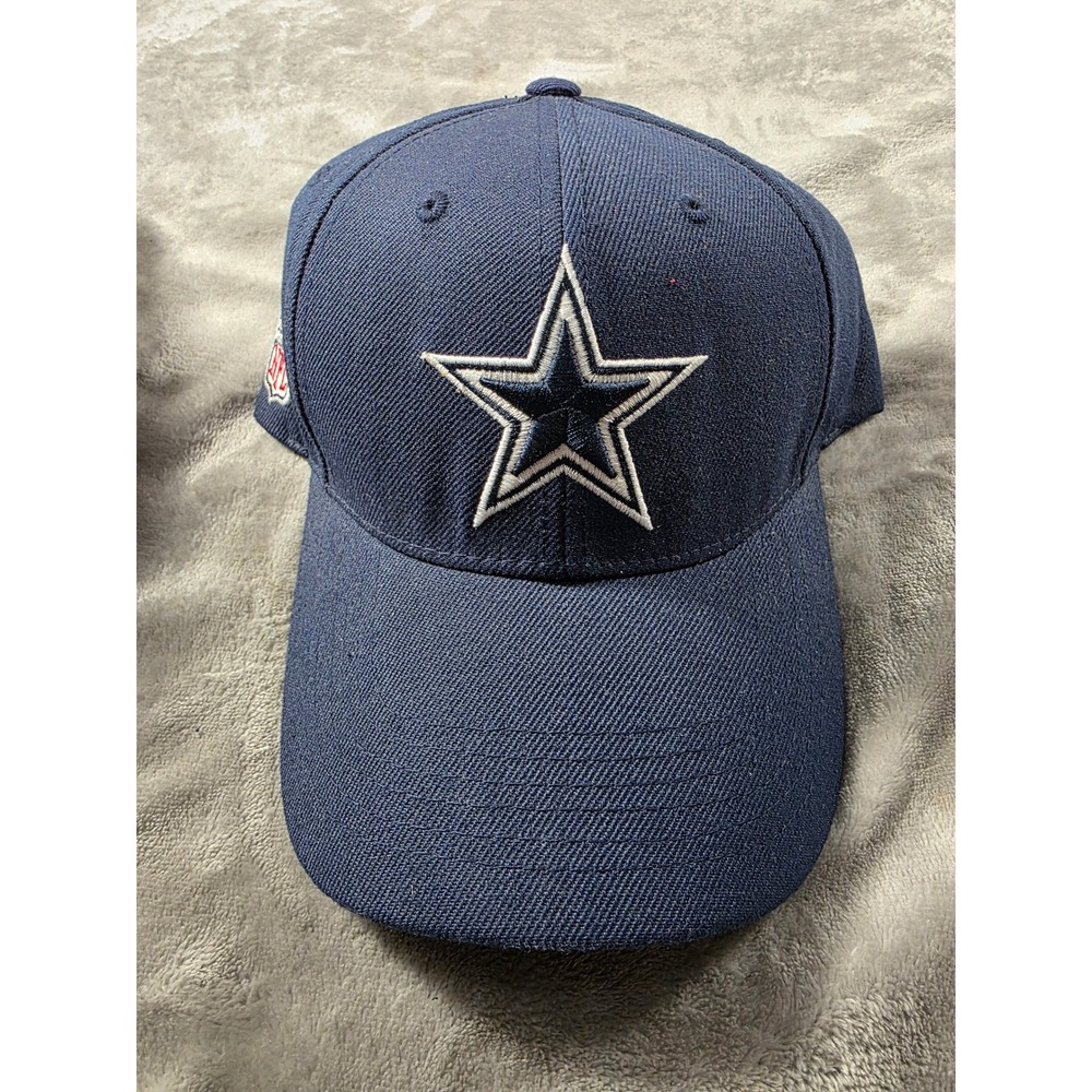 NFL Dallas Cowboys Hat Mens OSFA Navy Blue Star Logo Adjustable Cap NEW